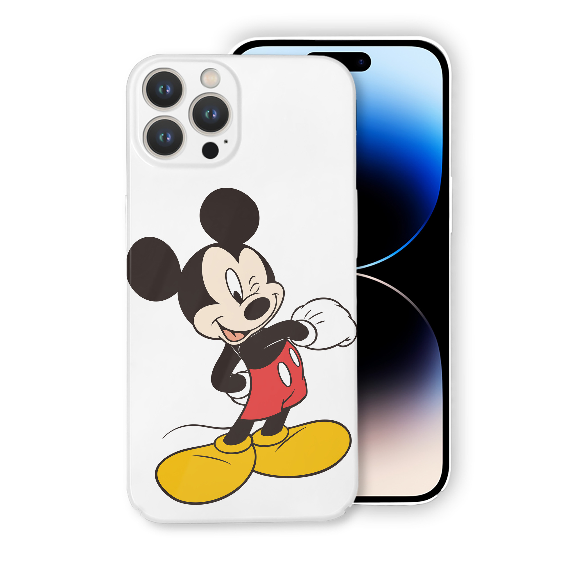 （画像用） ミッキーマウス Mickey Mouse 【iPhone 14シリーズ対応】ハードケース